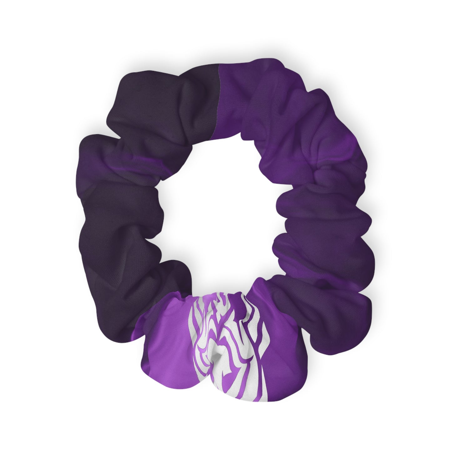 2.Lionsgala dark purple smoke Scrunchie