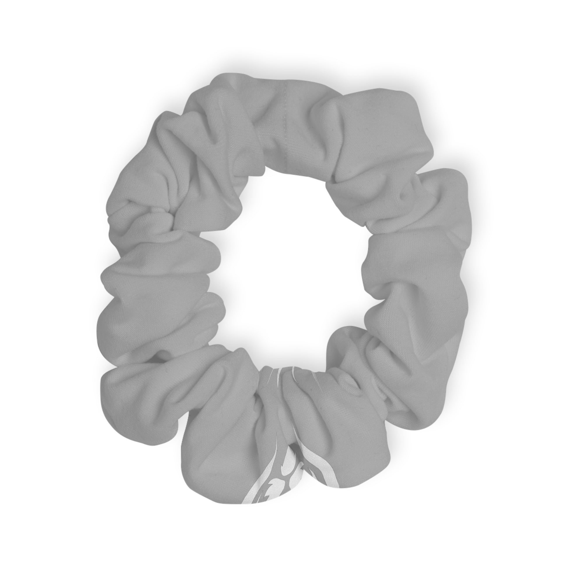 Lionsgala light gray scrunchie with elastic band