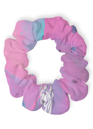 Lionsgala IceCream scrunchie with white thread and elastic band