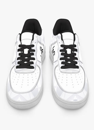 White Mesh Sneakers | Leather Mesh Sneakers | LIONSGALA Brands