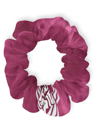 Lionsgala purple smoke scrunchie made of soft jersey-knit fabric